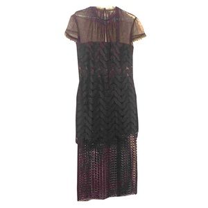 Self Portrait Black Maxi Dress